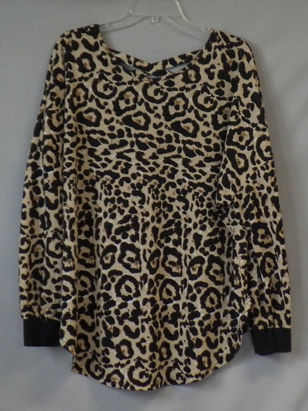 Shein Animal Print Tunic Top